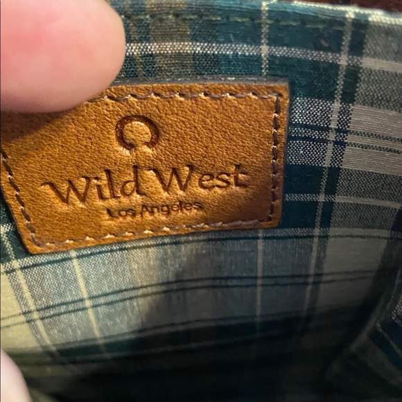 Wild WestLos  Angeles  Brown Leather Crossbody Bag BNWOT - Picture 8 of 12